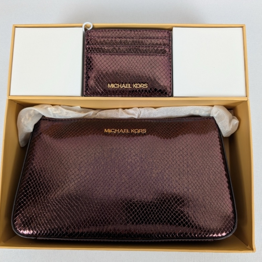 Michael Kors Oxblood Rouge Sombre Set